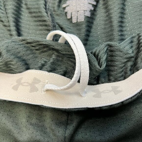 Under Armour Womens Athletic Shorts Black Elastic Waist Pull On Mid Rise L - Picture 8 of 11